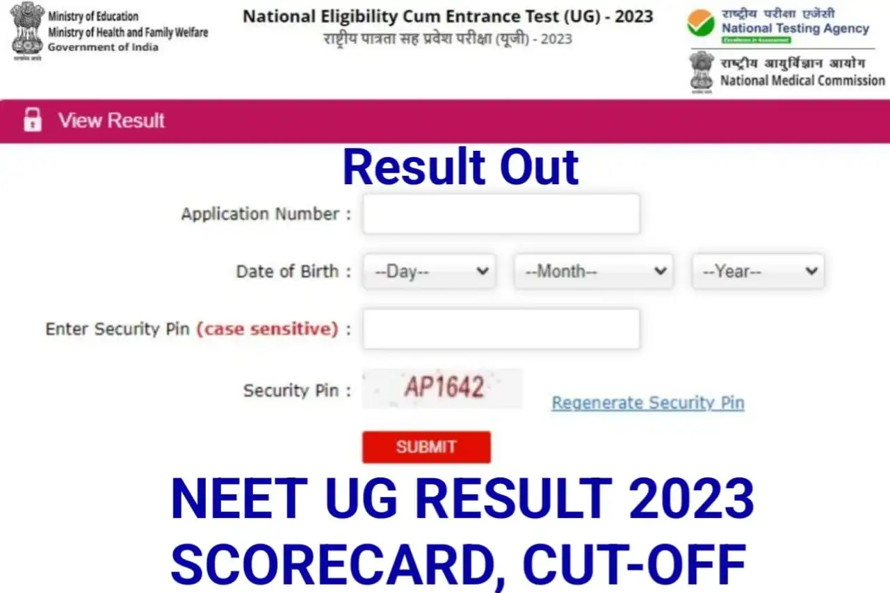 NEET UG 2023 Result