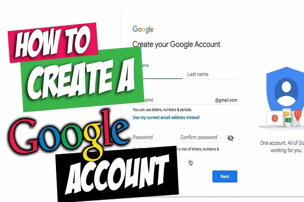 How we can make google account
