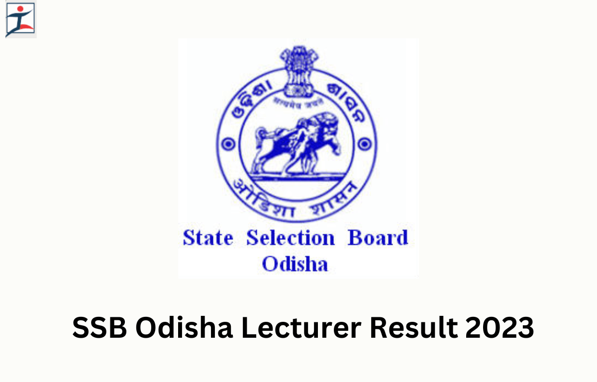 SSB Odisha Lecturer Result 2024