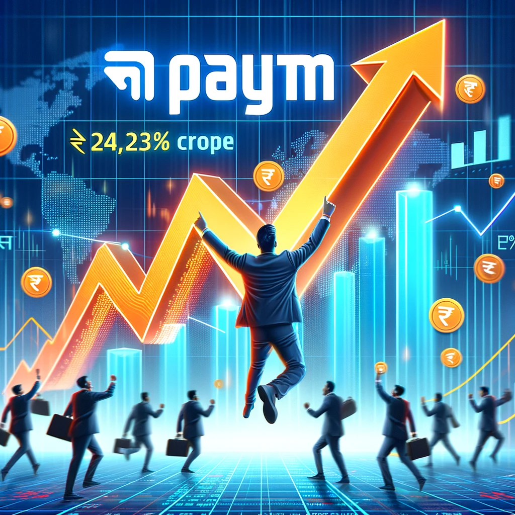 Paytm Shares Surge 10%, Market Cap Reaches ₹24,236 Crore